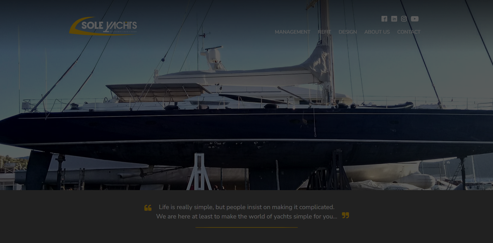 Sole YACHTS / Back-end